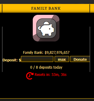 Deposit slip for Family bank in Made Man Mafia.  Step by step walkthrough for Made Man deposit in family bank.